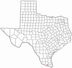 Location of Lopezville, Texas