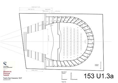 Teatro San Cassiano architectural plan