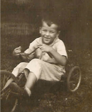 Ted Stevens as a child