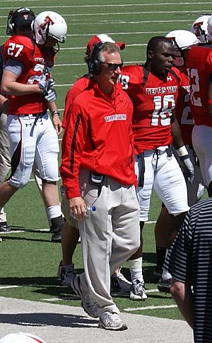 Tommy Tuberville 2011 Texas Tech Red Raiders Spring Game
