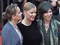 Valeria Golino, Joanna Kulig and Debra Granik at 2022 Cannes Film Festival Day 2