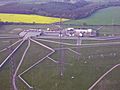 View of Rampisham transmitter site, Dorset, England