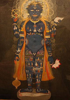 WLA vanda Vishnu as the Cosmic Man