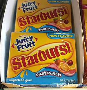 Wrigley's Juicy Fruit Starburst Fruit Punch Gum