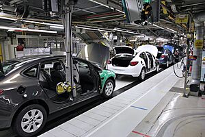 001 Car factory assembly line - Opel factory in Gliwice, Poland