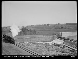 1908-04-01 Central Massachusetts Railroad Waste Weir Wachusett Dam