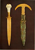 A gold dagger and a dagger with a gold-plated handle, Ur excavations (1900) (14581033499)