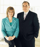 Alex Salmond and Nicola Sturgeon official portrait