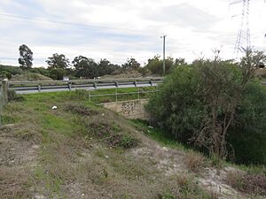 Anketell Road crossing over the Peel Main Drain, June 2022 03