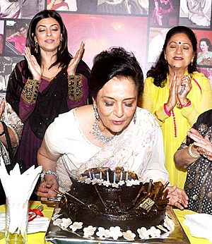Asha Parekh on her 70th birthday