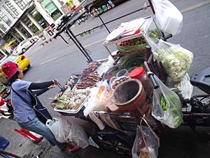 Bangkok street food vendor