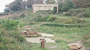 Blackgang Chine playground in disrepair