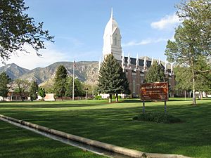 The Box Elder Stake Tabernacle is one of 28 sites in or near Brigham City listed on the National Register of Historic Places