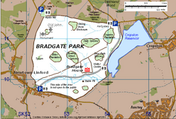 Bradgate park general map