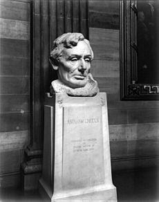 Bust of Abraham Lincoln by Gutzon Borglum cph.3b20231