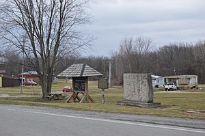 Camp Hughes historical marker near Gosport
