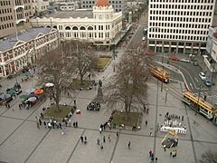 Cathedral Square from ChristChurch Cathedral
