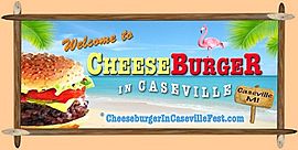 Cheeseburger in Caseville logo