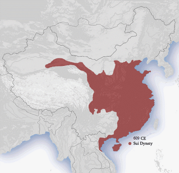 Sui dynasty c.609