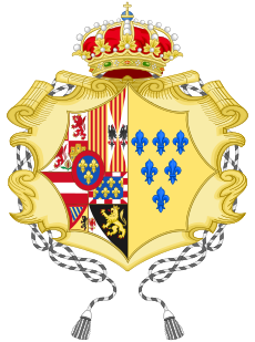 Coat of Arms of Elisabeth Farnese as Queen Dowager of Spain
