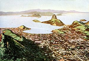 Collier's 1921 Vol 8 Frontispiece -- Rio de Janeiro