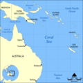 Coral Sea map