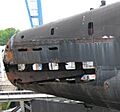 Corrosion damage on HMS alliance