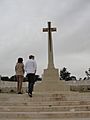 Cross in Jerusalem British Military Cemetery
