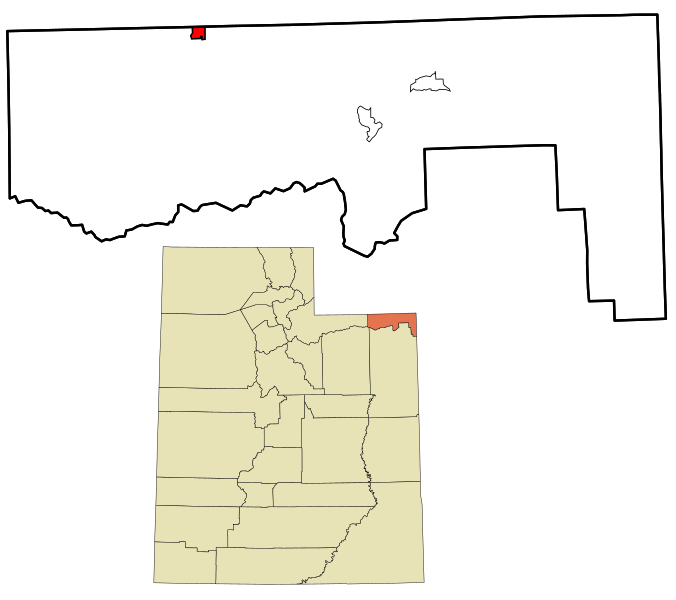 Image Daggett County Utah incorporated and unincorporated areas Manila