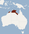 Distribution of Nyctophilus walkeri