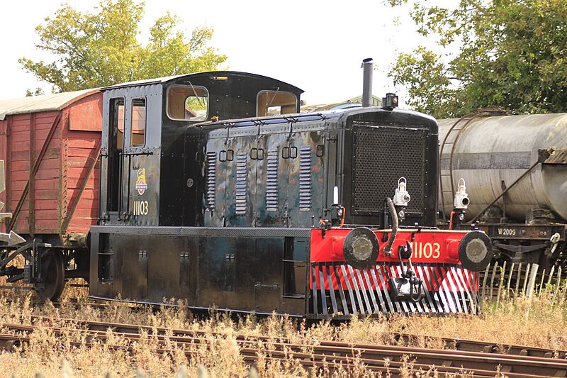 Drewry 11103 at Mangapps 26-08-2024