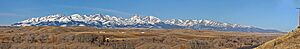 East Face of Crazy Mountains January 2015
