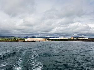 Port Allen with ʻEleʻele in the background
