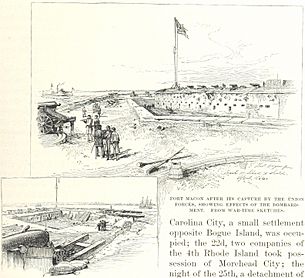 Fort Macon after capture