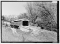 GENERAL VIEW FROM SOUTH. - West Union Bridge, Spanning Sugar Creek, CR 525W, West Union, Parke County, IN HAER IN-105-2