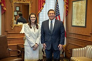 Governor Ron DeSantis and Lieutenant Governor Jeanette Nuñez