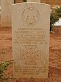 Grave of Lieutenant-Colonel Geoffrey Charles Tasker Keyes, VC, MC (18 May 1917 – 18 November 1941) War Grave Cemetery, Benghazi, Libya