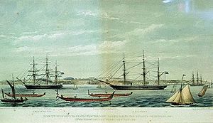 HMS Fawn (1856) and HMS Miranda (1851)