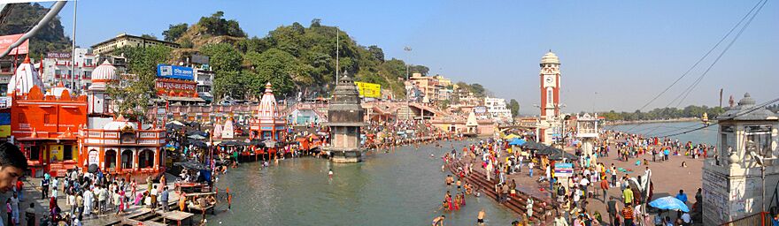 Har ki pauri panoramic view1