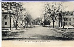 Main Street in Hazardville, circa 1906