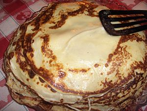 Heap of pancakes in Sweden