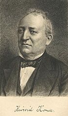 Heinrich Kruse - Radierung von Johann Lindner, 1890
