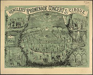 Hengler's promenade concerts - Evanion collection (c.1880) - BL