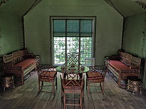 Interior of Queen Charlotte's Cottage, Kew