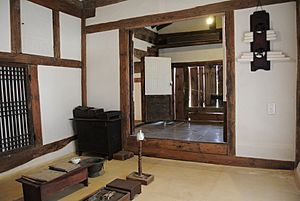 Interior of a traditional Korean house