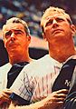 Joe DiMaggio and Mickey Mantle 1970