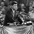 John F. Kennedy nominates Adlai Stevenson 1956 (cropped)