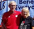 Kathy Evers with Tony Evers
