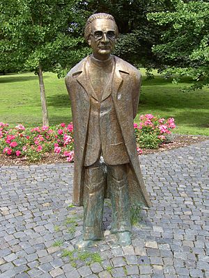 Konrad Zuse Denkmal im Huenfelder Stadtpark