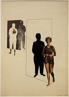 László Moholy-Nagy, gelosia, 1927, fotomontaggio (george eastman museum, rochester NY)